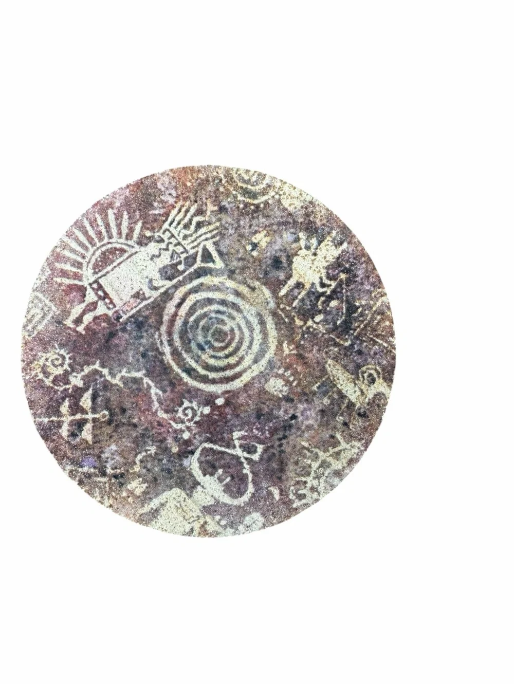 Thirsty stone Drink Coasters Bar Set of 4 Southwest Native American Design 4